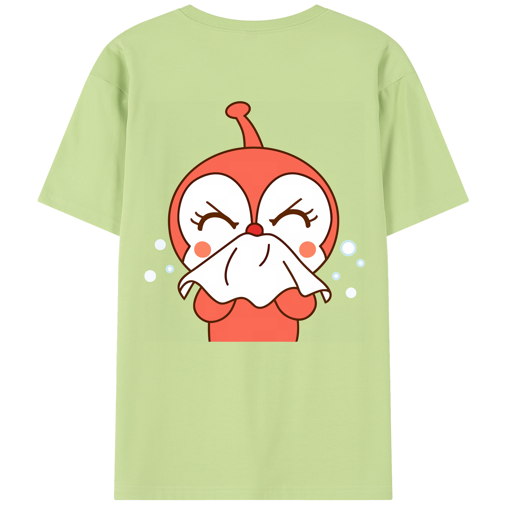 （画像用） アンパンマン Anpanman 綿100％半袖Tシャツ（背面プリント）